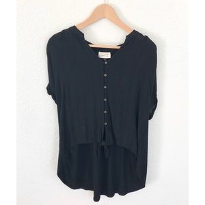 3/$20 High-low black shirt